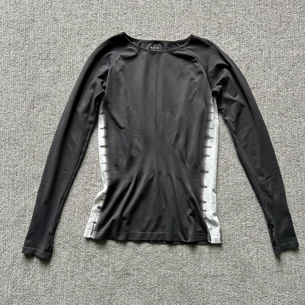 Zella Gray Long Sleeve Athletic Top